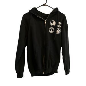 Kiss Kissworld 2017 Unisex black Graphic Zip Hoodie Size M‎